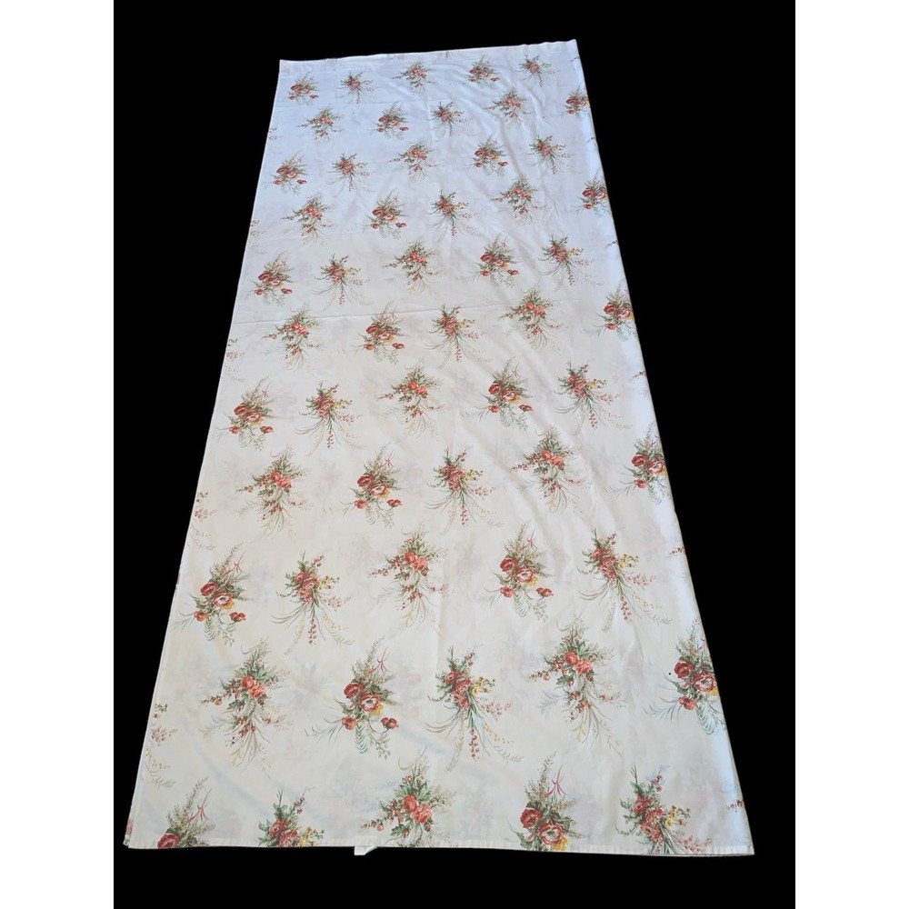 Vintage Flat Sears Prema Prest Double Sheet & 2 Standard Pillowcases - Picture 2 of 7